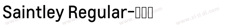 Saintley Regular字体转换